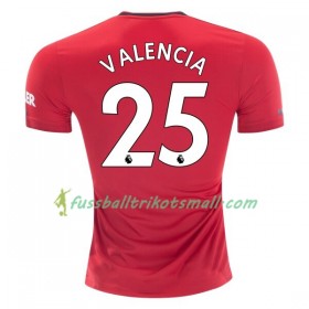 Fußballtrikots Manchester United Antonio Valencia 25 2019-2020 Kurzarm Heimtrikotsatz kaufen
